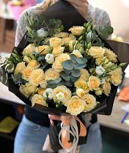 Букет цветов из:  Розы и Лизиантусы #REPLACE_PRED# Электрогорске